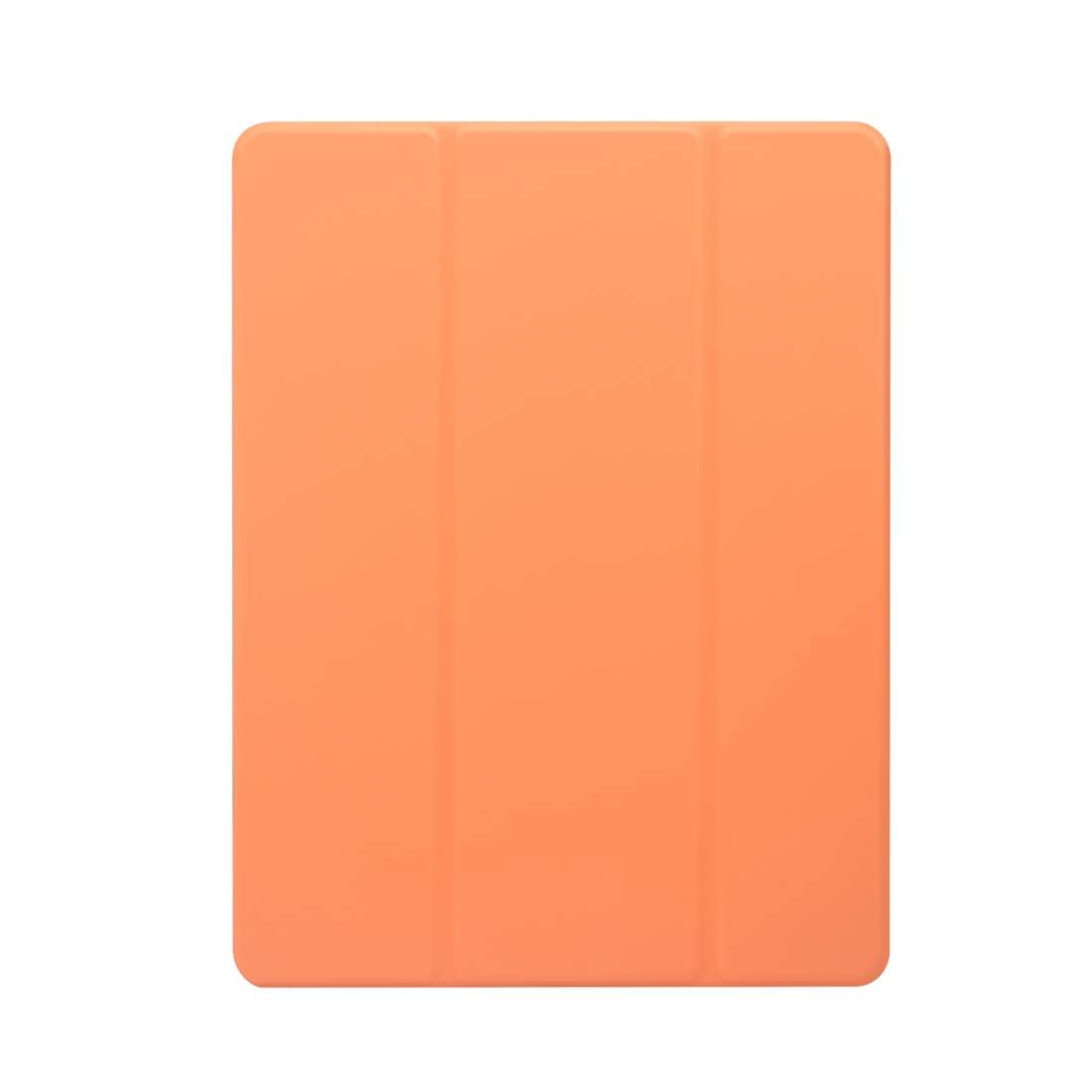 For iPad 9.7(2018)/(2017)/Air 2/Air 3-folding Electric Pressed Skin Texture Horizonta ... (Orange)