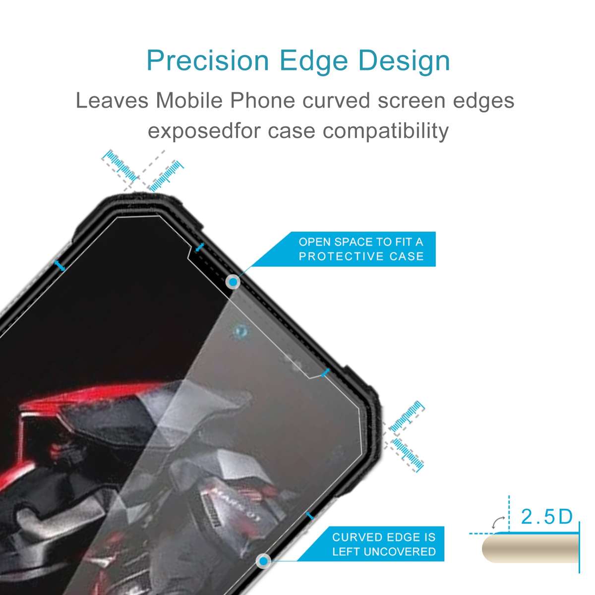 For Oukitel WP26 10pcs 0.26mm 9H 2.5D Tempered Glass Film