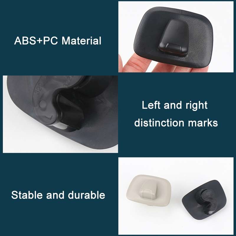 Left-Drive Car Coat Hook Hanger For volvo XC60 / XC90 / S90 / V90 / XC40(Black Left)