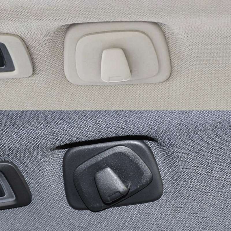 Left-Drive Car Coat Hook Hanger For volvo XC60 / XC90 / S90 / V90 / XC40(Black Left)