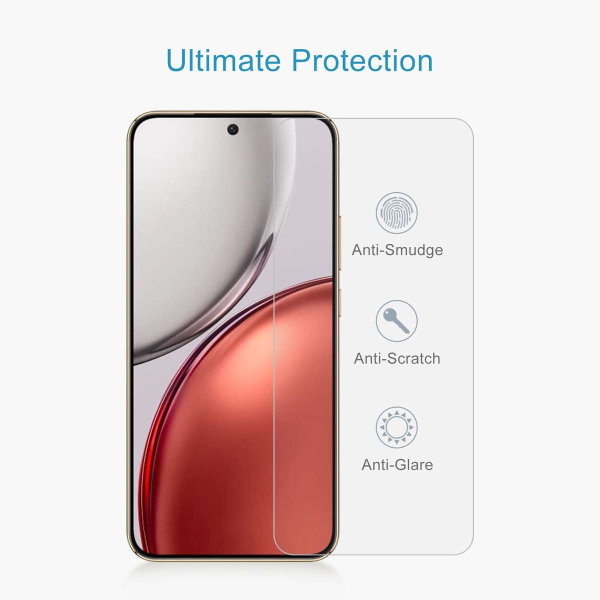 For Honor X9d 5G 50pcs 0.26mm 9H 2.5D Tempered Glass Film