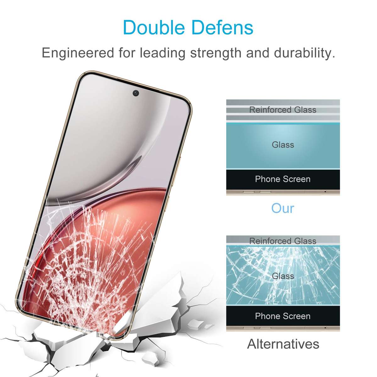 For Honor X9d 5G 50pcs 0.26mm 9H 2.5D Tempered Glass Film