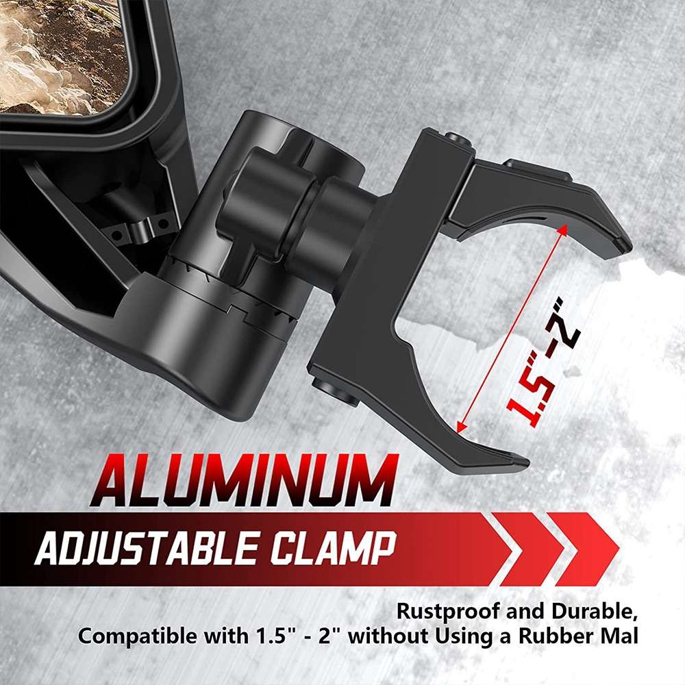 For Can-Am BRP UTV Maverick X3 Off-Road Vehicle Rearview Mirror, Model:UTV-17B Upgrade