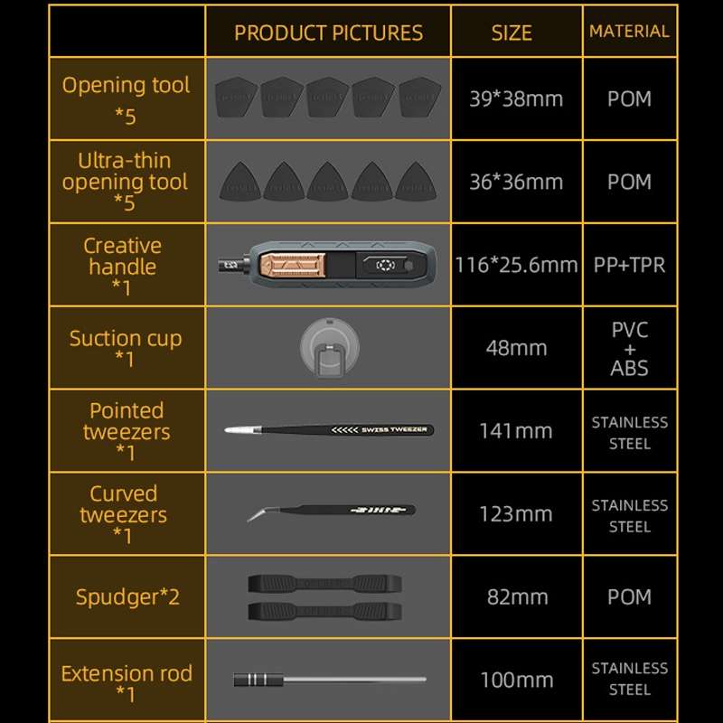 Jakemy JM-8192 186 in1 CR-V Precision Screwdriver Set