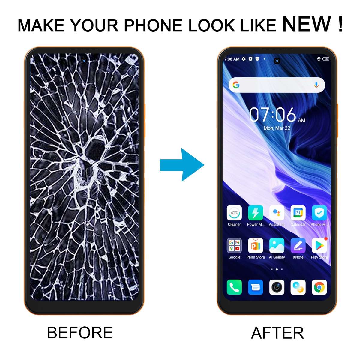 For HOTWAV Note 12 LCD Screen For With Digitizer Full Assembly