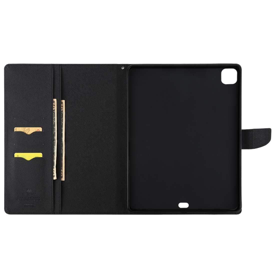 For iPad Pro 11 (2020) GOOSPERY FANCY DIARY Horizontal Flip PU Leather Tablet Case wit ... (Black)