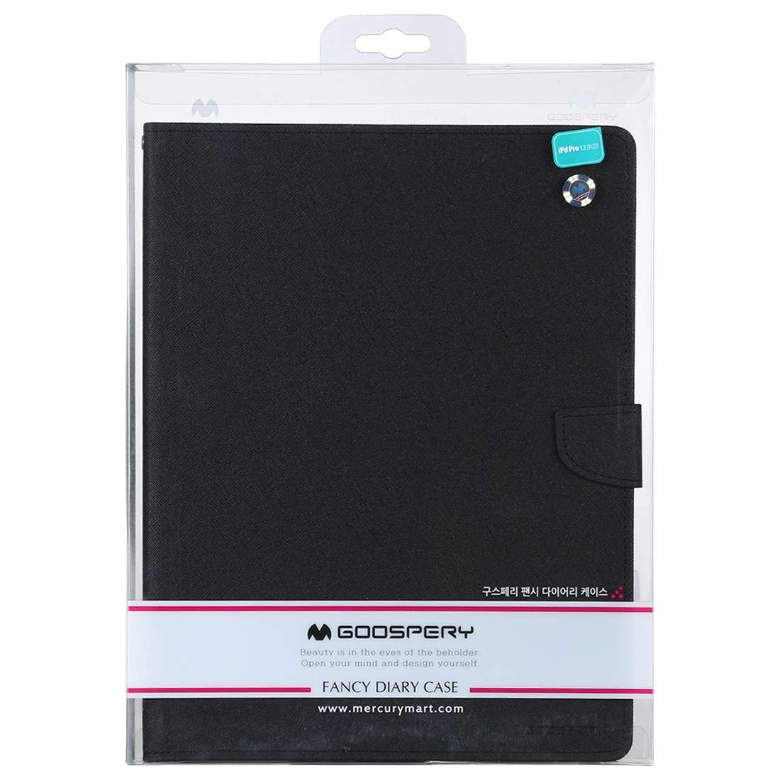For iPad Pro 11 (2020) GOOSPERY FANCY DIARY Horizontal Flip PU Leather Tablet Case wit ... (Black)