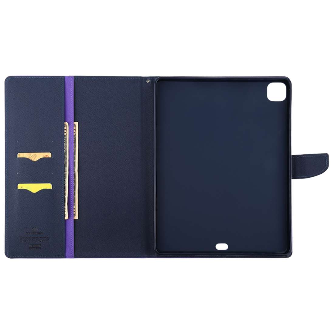 For iPad Pro 11 (2020) GOOSPERY FANCY DIARY Horizontal Flip PU Leather Tablet Case wi ... (Purple)