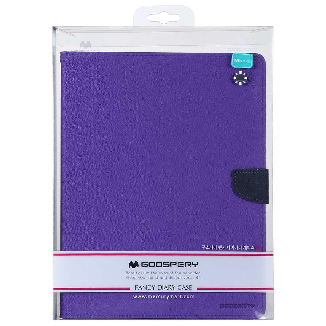 For iPad Pro 11 (2020) GOOSPERY FANCY DIARY Horizontal Flip PU Leather Tablet Case wi ... (Purple)
