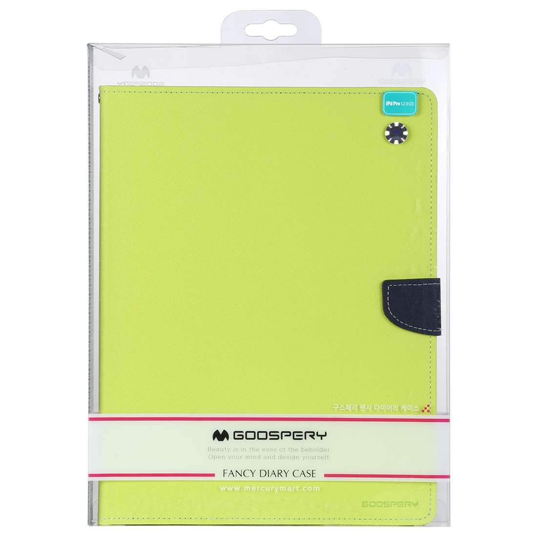 For iPad Pro 11 (2020) GOOSPERY FANCY DIARY Horizontal Flip PU Leather Tablet Case wit ... (Green)