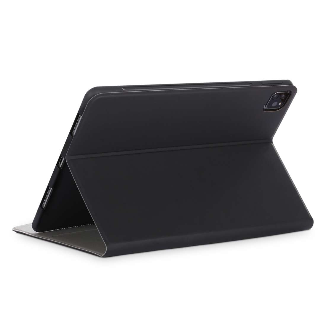 For iPad Pro 11 (2020) TPU Electric Pressed Horizontal Flip Leather Tablet Case with Holder(Black)