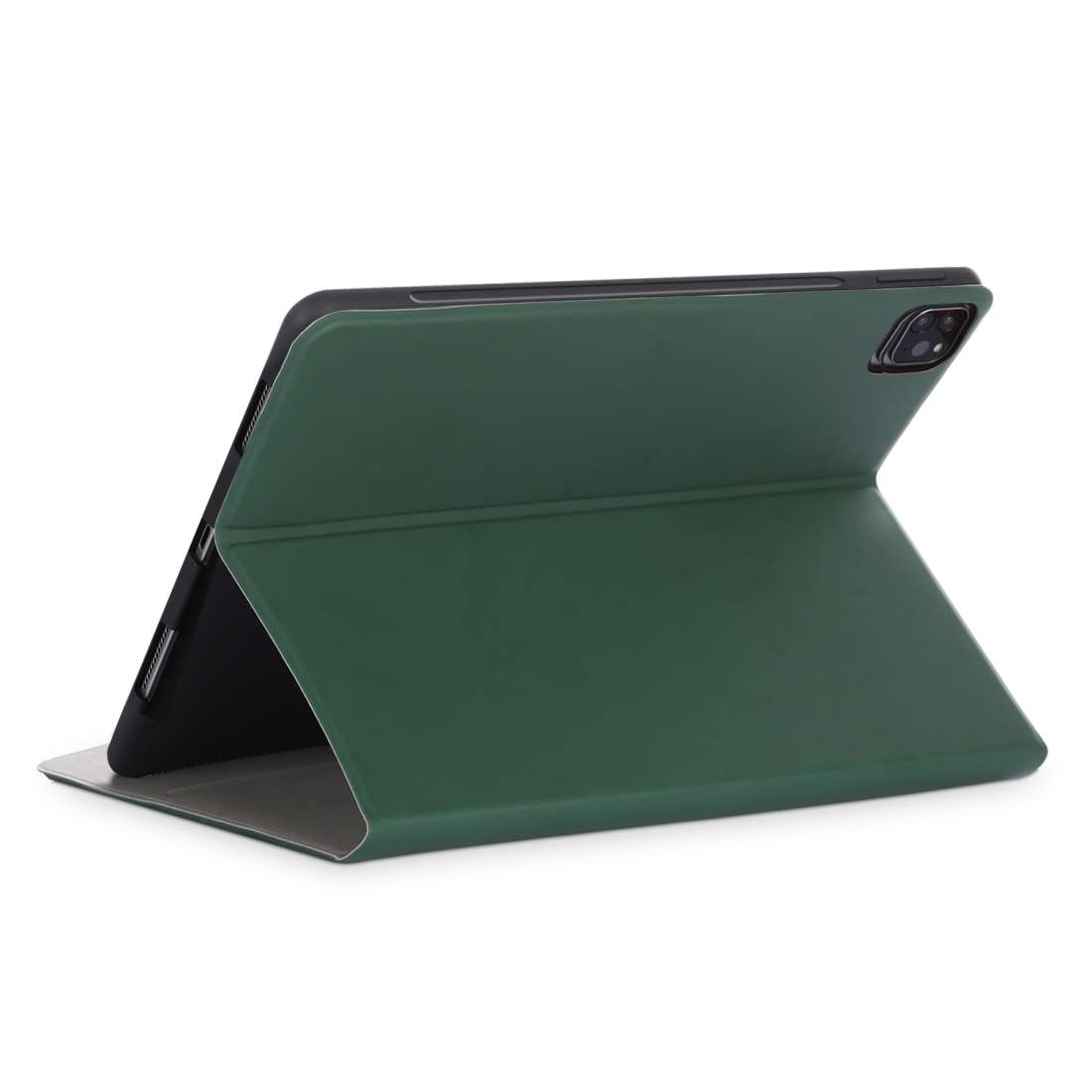 For iPad Pro 11 (2020) TPU Electric Pressed Horizontal Flip Leather Tablet Case w ... (Dark Green)