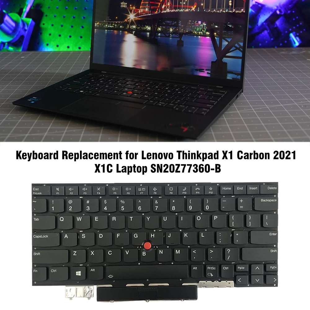 For Lenovo Thinkpad X1C / X1 Carbon 2021 US Version Laptop Backlight Keyboard