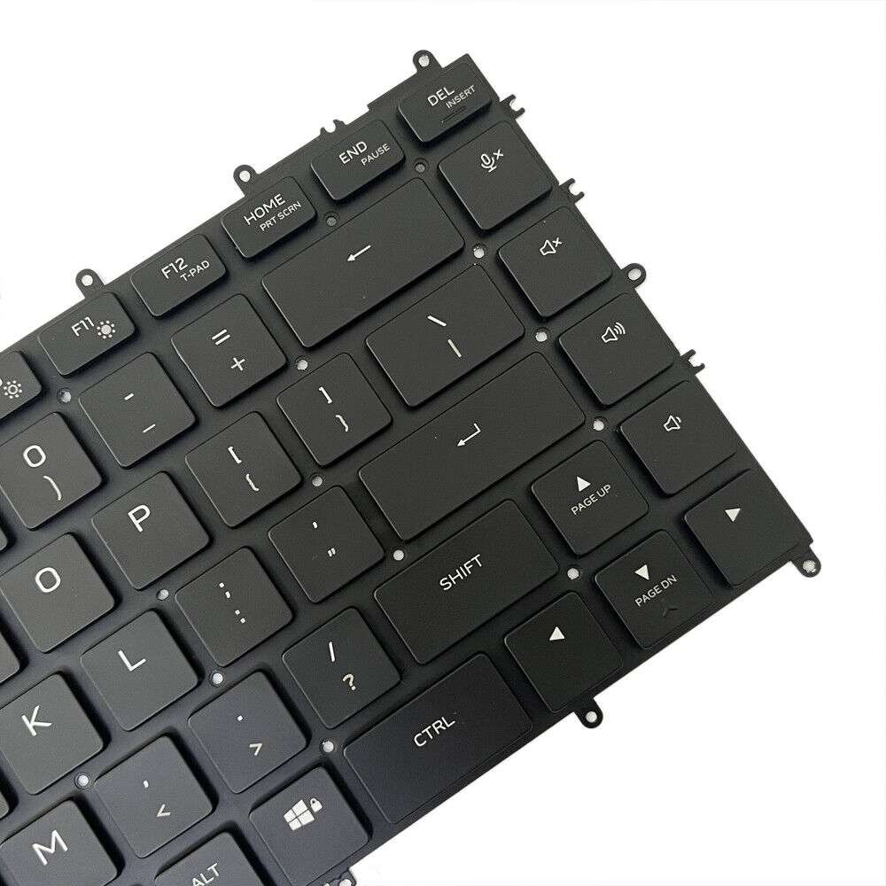 For Dell Alienware x15 R2 / R1 US Version Backlight Laptop Keyboard(Black)