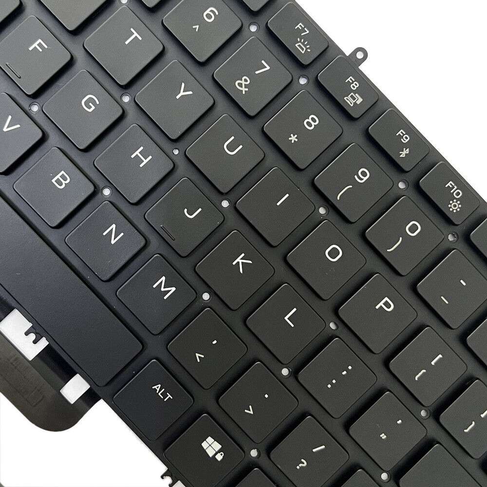 For Dell Alienware x15 R2 / R1 US Version Backlight Laptop Keyboard(Black)
