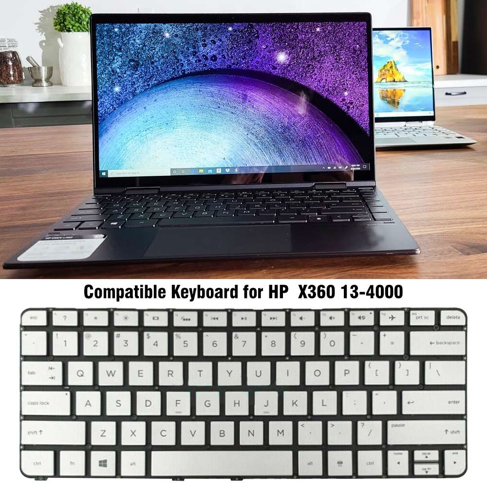 For HP M6-W US Version Laptop Backlight Keyboard(Silver)