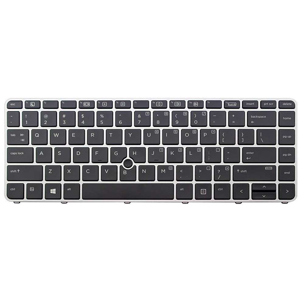 For HP EliteBook 840 G3 Fingerless US Version Laptop Backlight Keyboard
