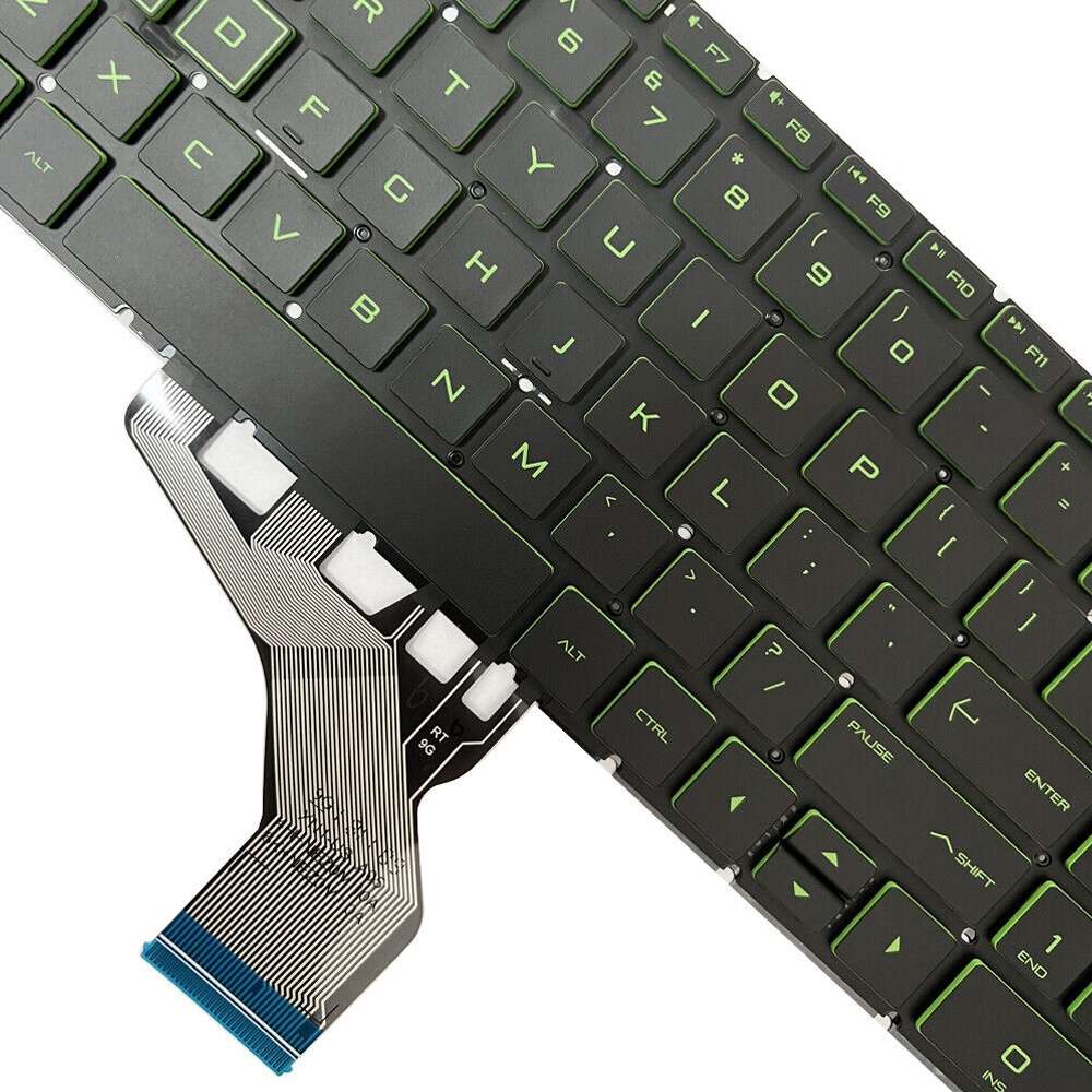 For HP Pavilion Gaming 15-DK US Version Laptop Backlight Keyboard(Green)