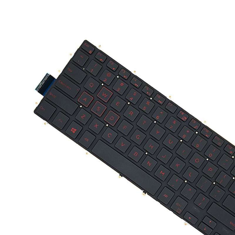 Backlight Laptop Keyboard For Dell G3 3579 3779 / G5 5587 / G7 7588(Red Word)