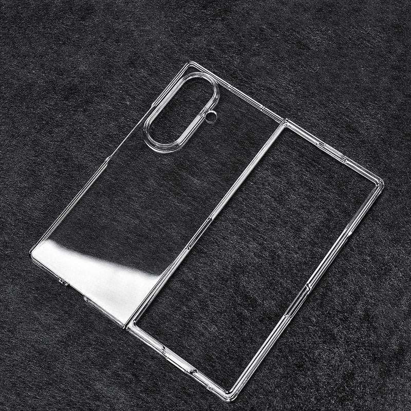 For Samsung Galaxy Z Fold7 5G Transparent PC Shockproof Phone Case