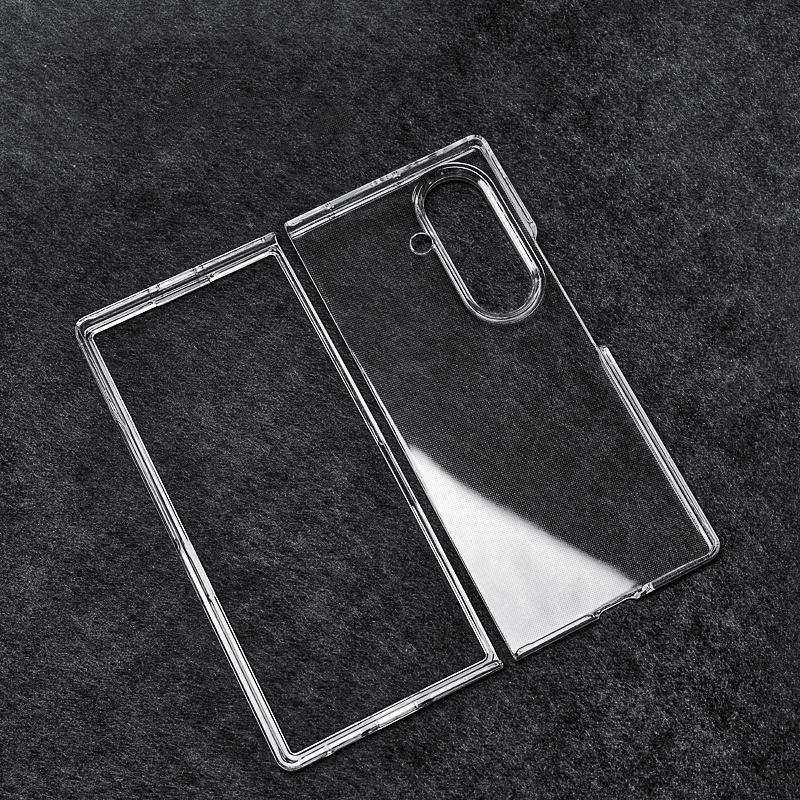 For Samsung Galaxy Z Fold7 5G Transparent PC Shockproof Phone Case