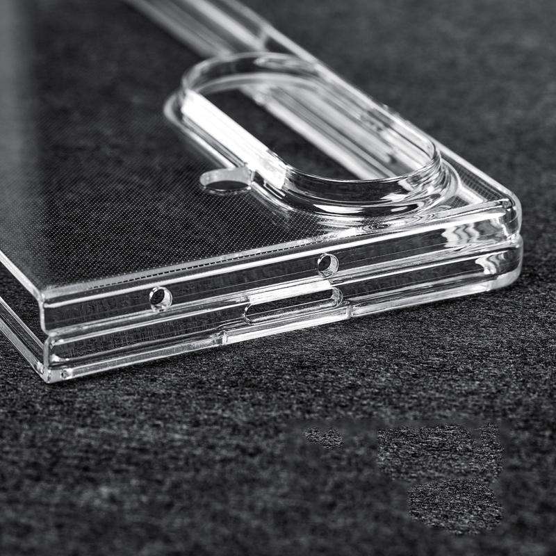 For Samsung Galaxy Z Fold7 5G Transparent PC Shockproof Phone Case