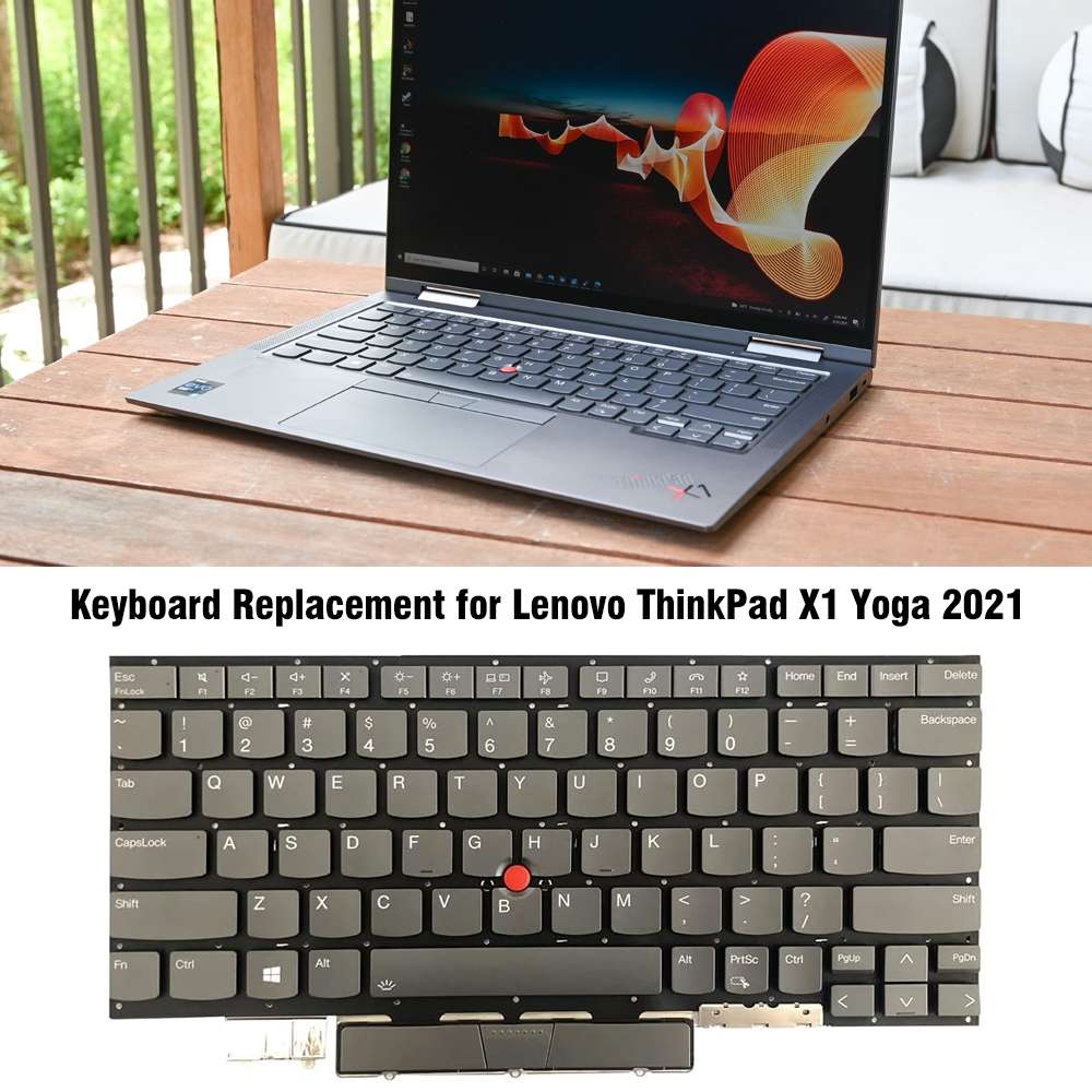 For Lenovo ThinkPad X1 Yoga 2021 Backlight Laptop Keyboard