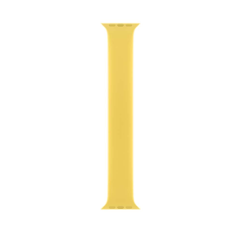 For Apple Watch Series 9&8&7 41mm / SE 3&SE 2&6&SE&5&4 40mm / 3&2&1 38mm Solid Color ... (Yellow)