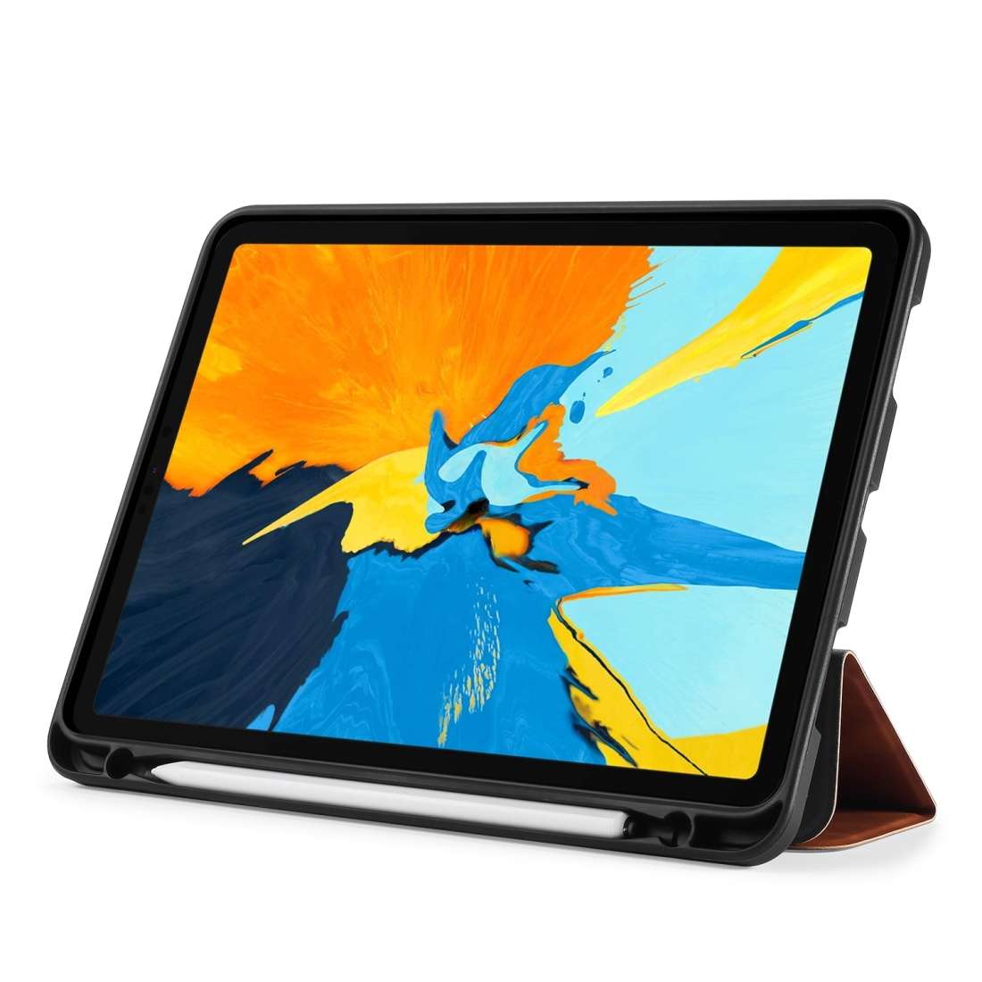 For iPad Pro 11 inch (2018) DG.MING See Series Horizontal Flip Leather Case with Holde ... (Brown)