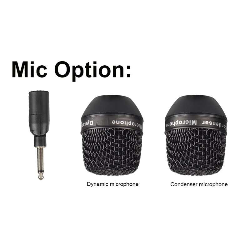 XTUGA U-95 Wireless XLR Transmitter and Receiver UHF Wireless Guitar Transmitter Receiver With Conde