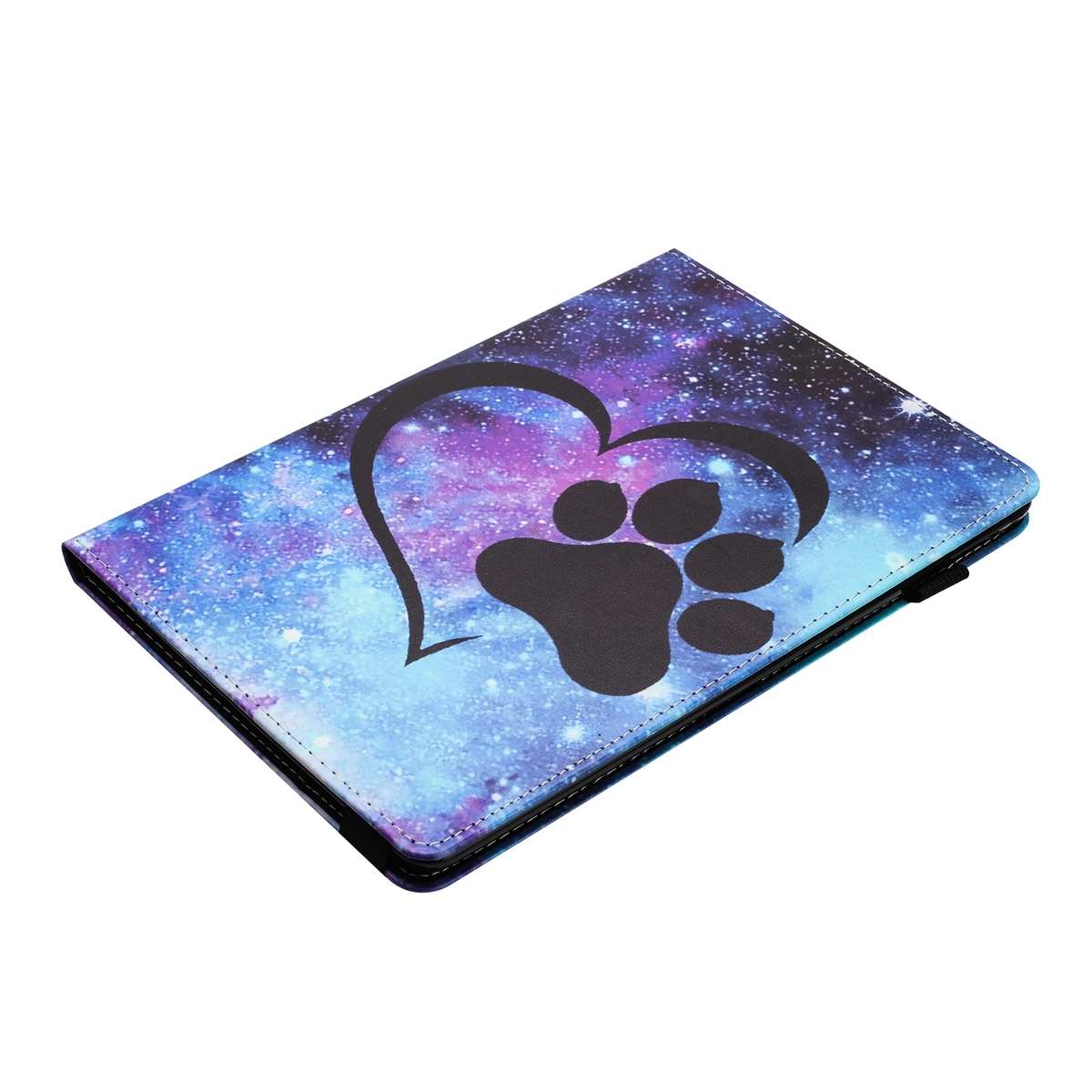 For iPad 10.5 2019 Sewing Litchi Texture Smart Leather Tablet Case(Footprint)