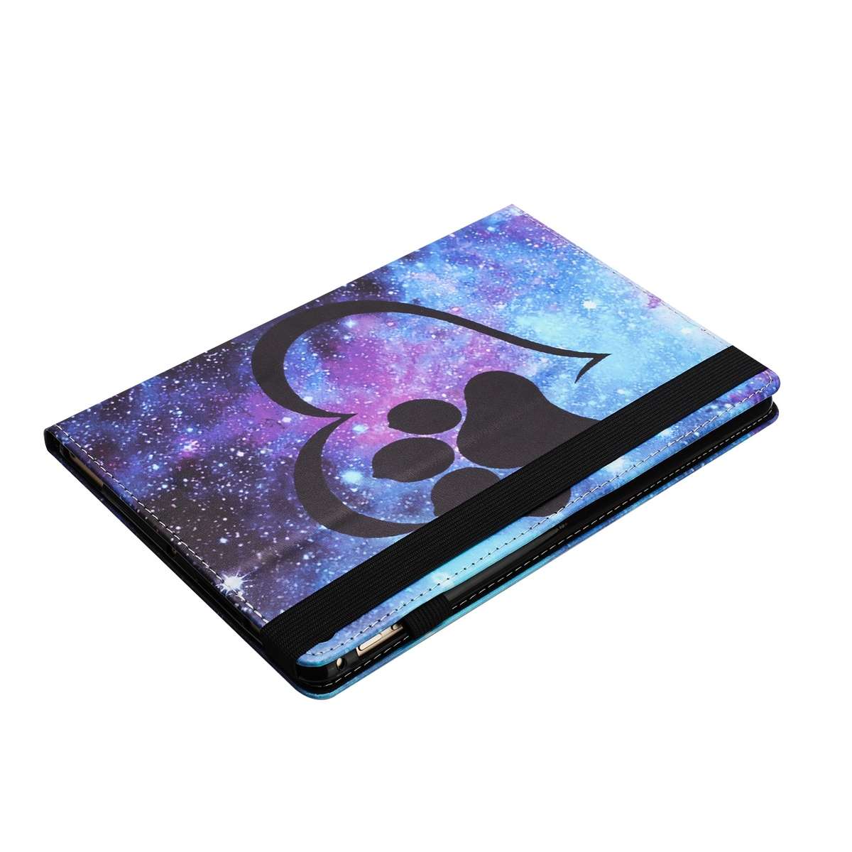 For iPad 10.5 2019 Sewing Litchi Texture Smart Leather Tablet Case(Footprint)