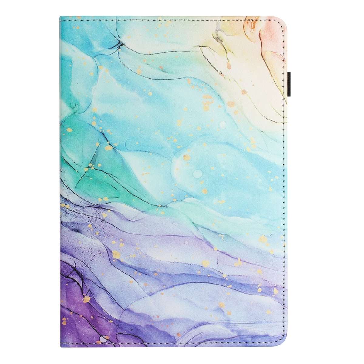 For iPad 10.5 2019 Sewing Litchi Texture Smart Leather Tablet Case(Oil Painting)