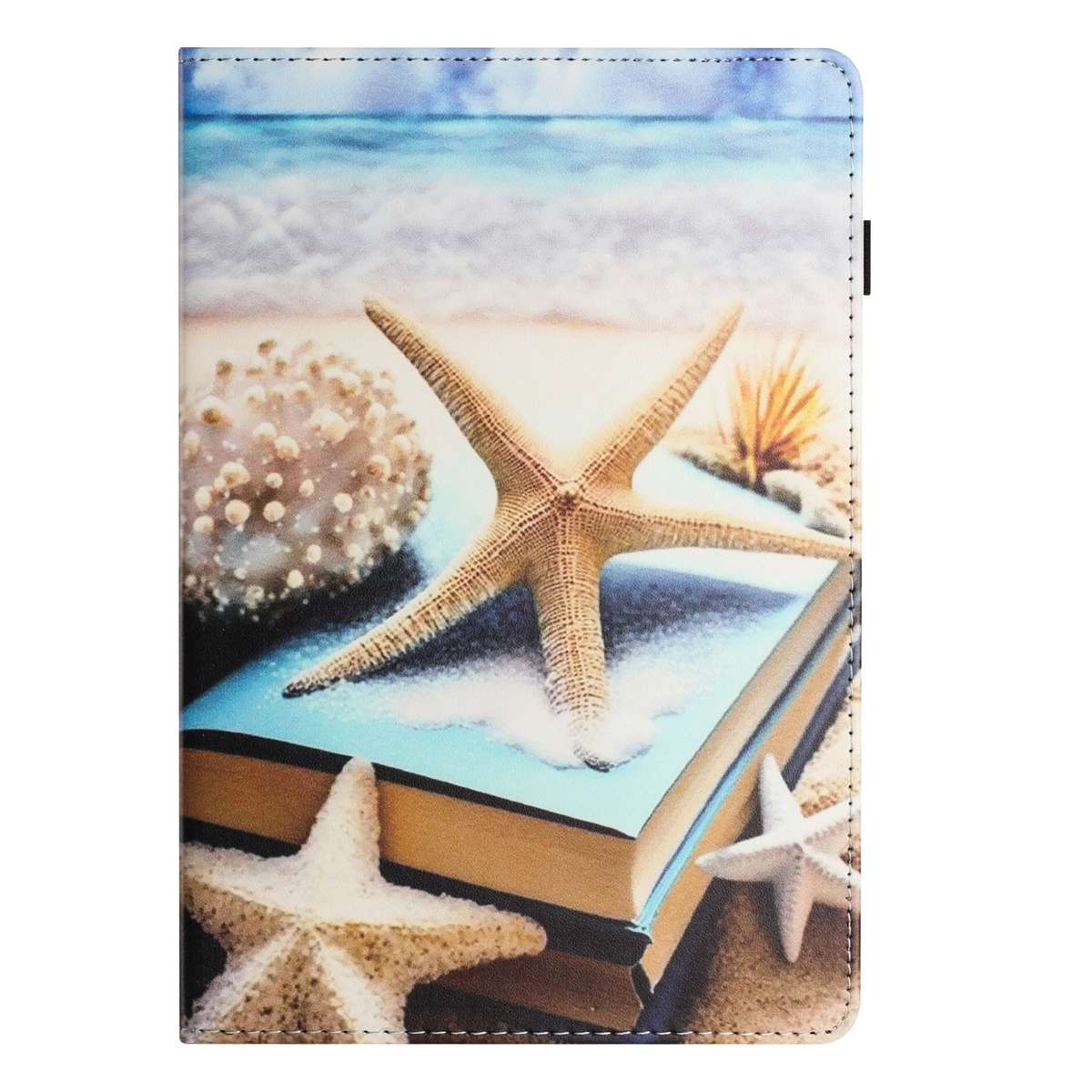 For iPad 10.5 2019 Sewing Litchi Texture Smart Leather Tablet Case(Starfish)