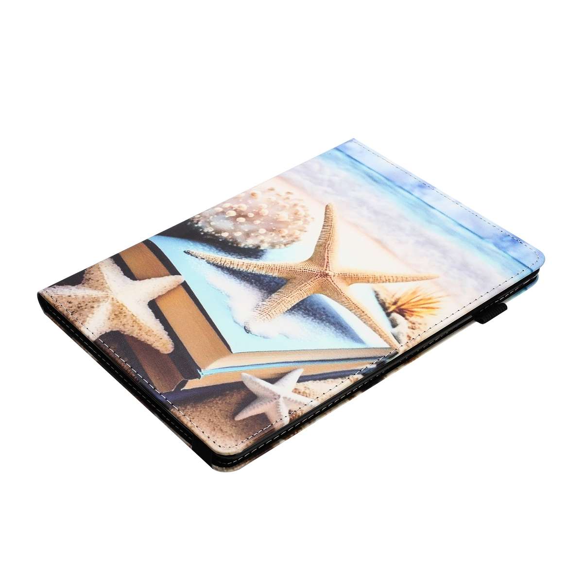 For iPad 10.5 2019 Sewing Litchi Texture Smart Leather Tablet Case(Starfish)