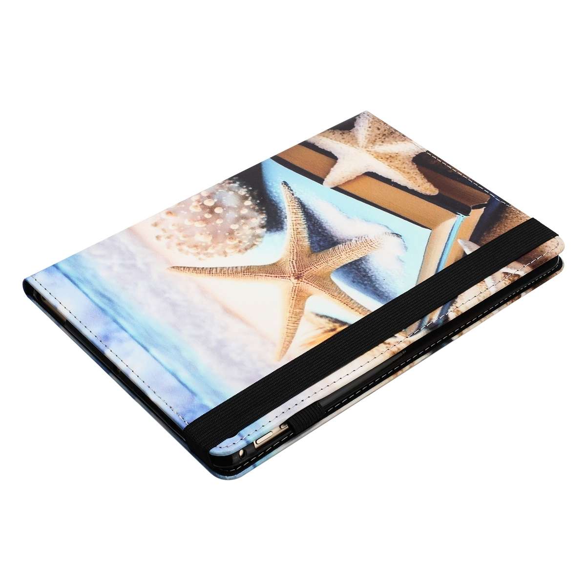 For iPad 10.5 2019 Sewing Litchi Texture Smart Leather Tablet Case(Starfish)