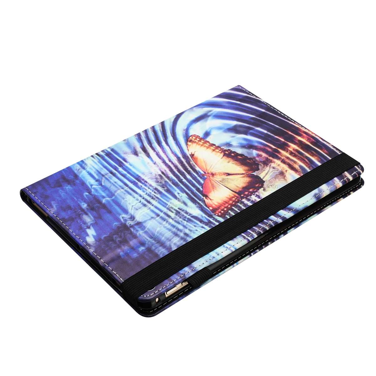 For iPad 10.5 2019 Sewing Litchi Texture Smart Leather Tablet Case(Butterfly)