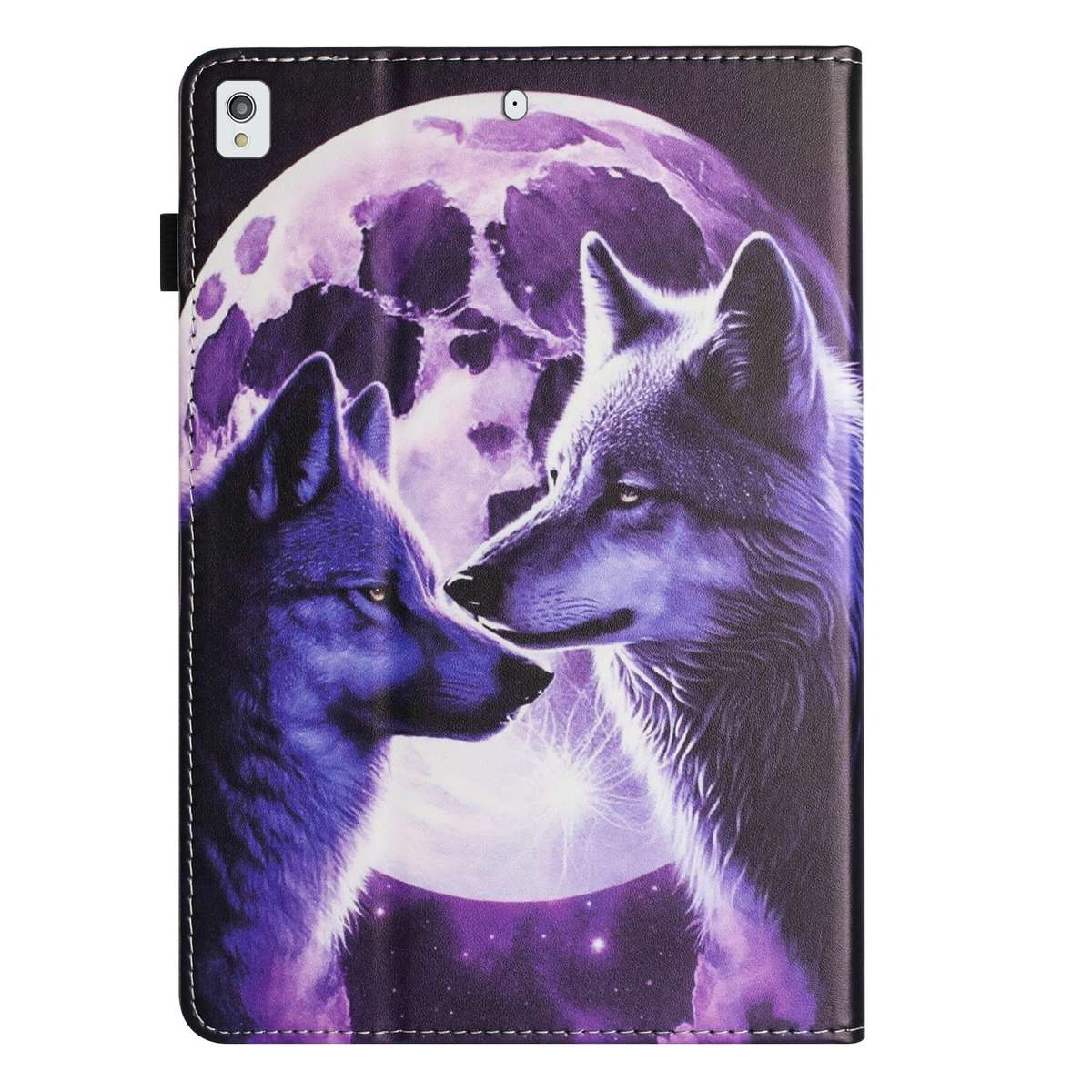 For iPad 10.5 2019 Sewing Litchi Texture Smart Leather Tablet Case(Wolf)