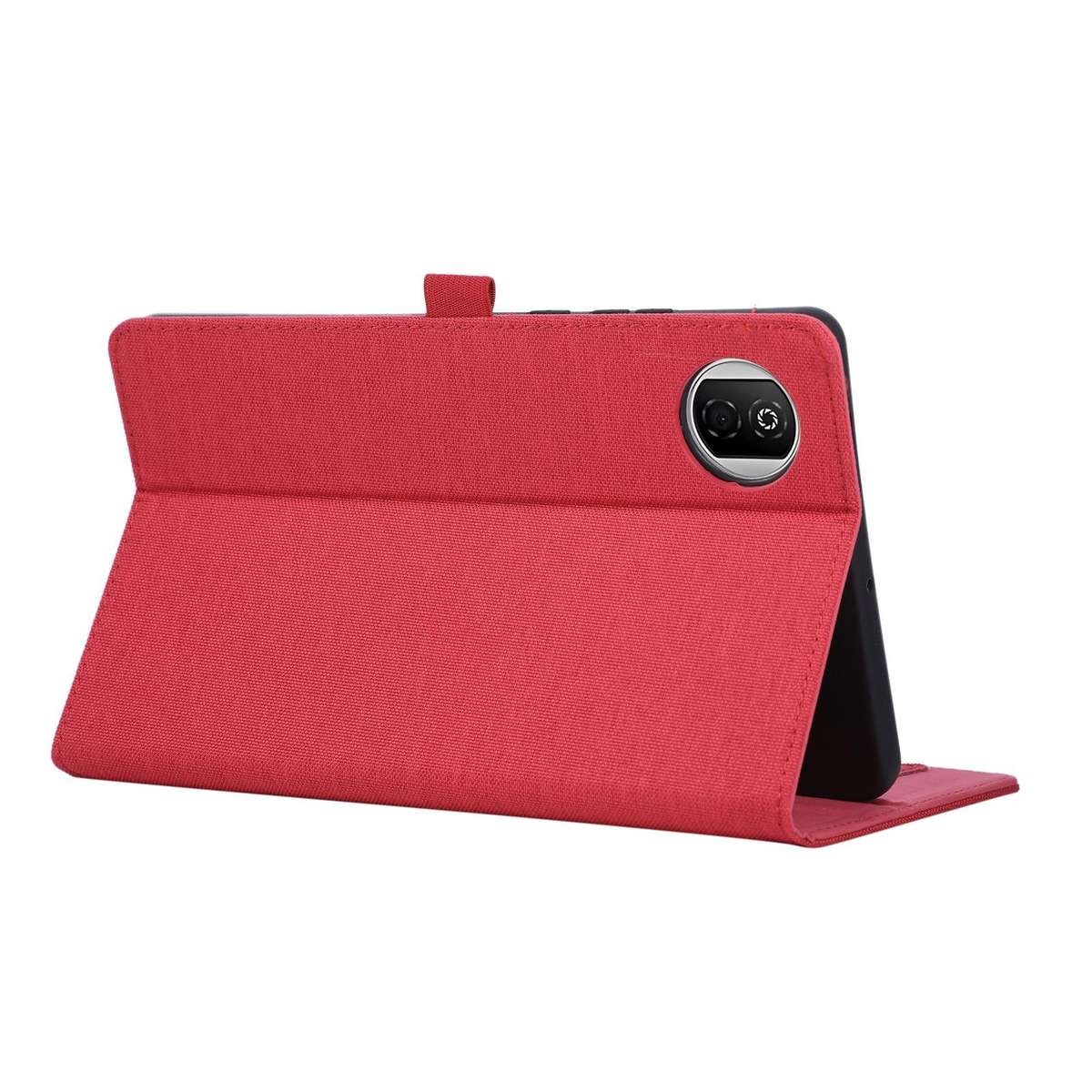For Honor Pad X7 8.7 Fabric Texture Horizontal Flip Leather Tablet Case(Red)