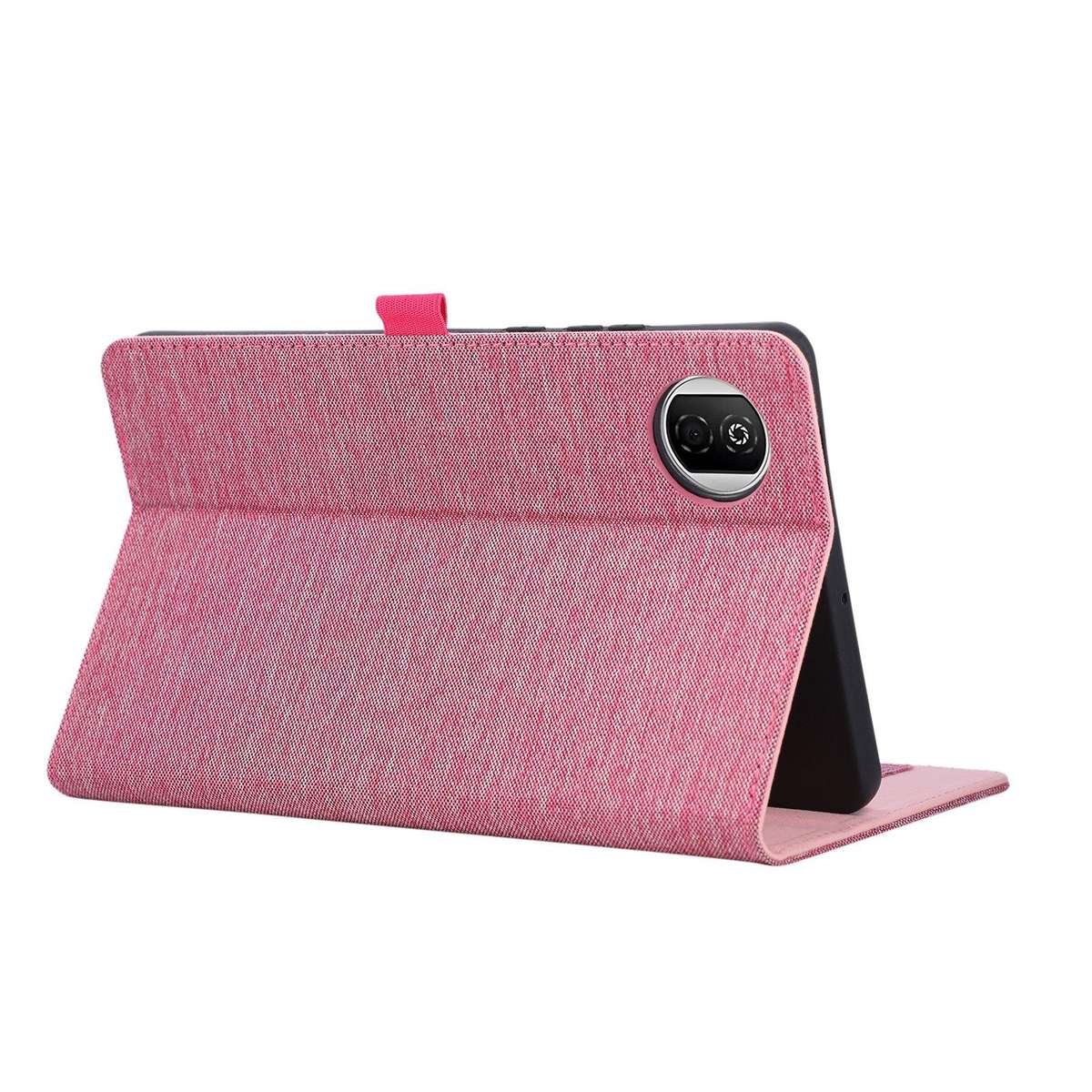 For Honor Pad X7 8.7 Fabric Texture Horizontal Flip Leather Tablet Case(Rose Red)