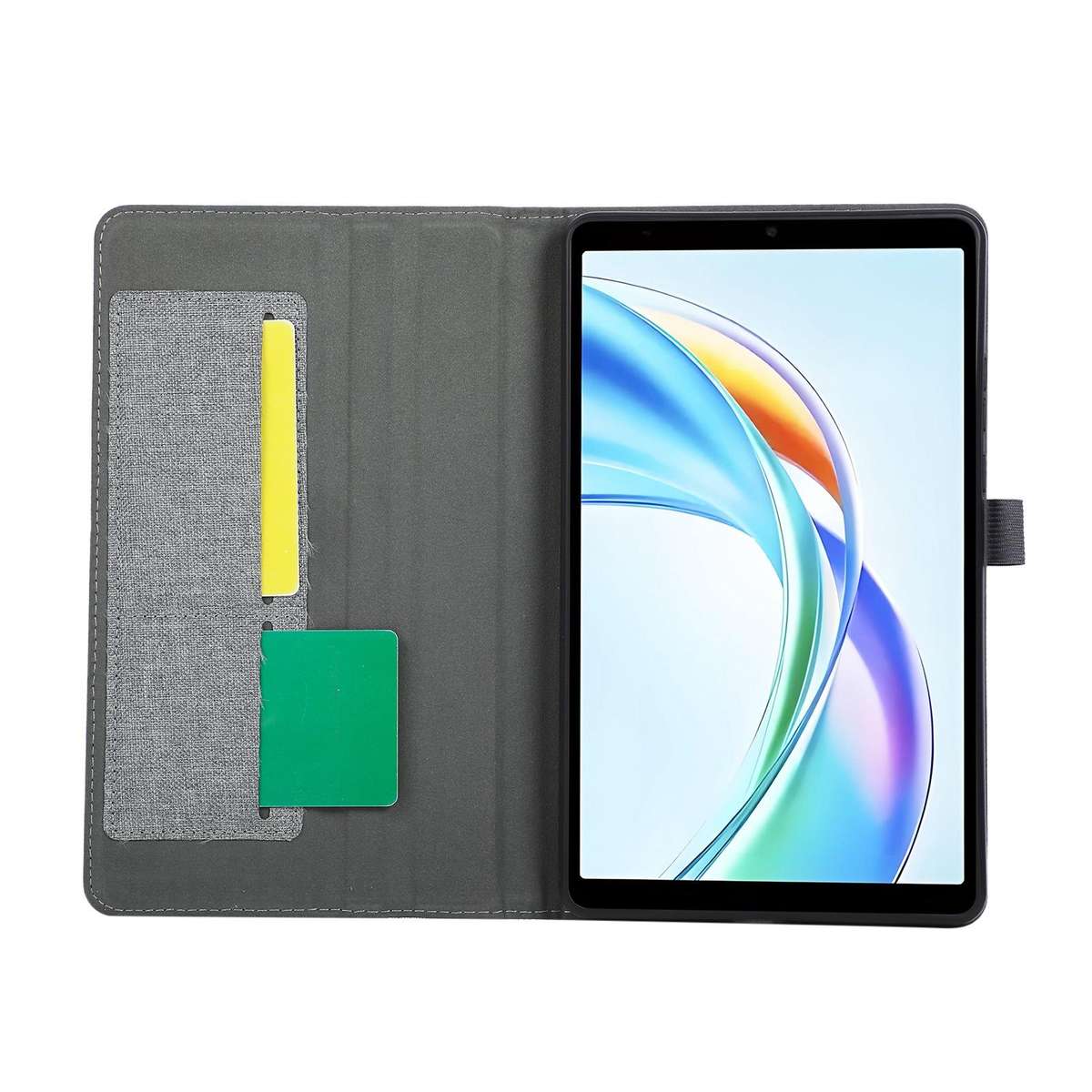 For Honor Pad X7 8.7 Fabric Texture Horizontal Flip Leather Tablet Case(Gray)