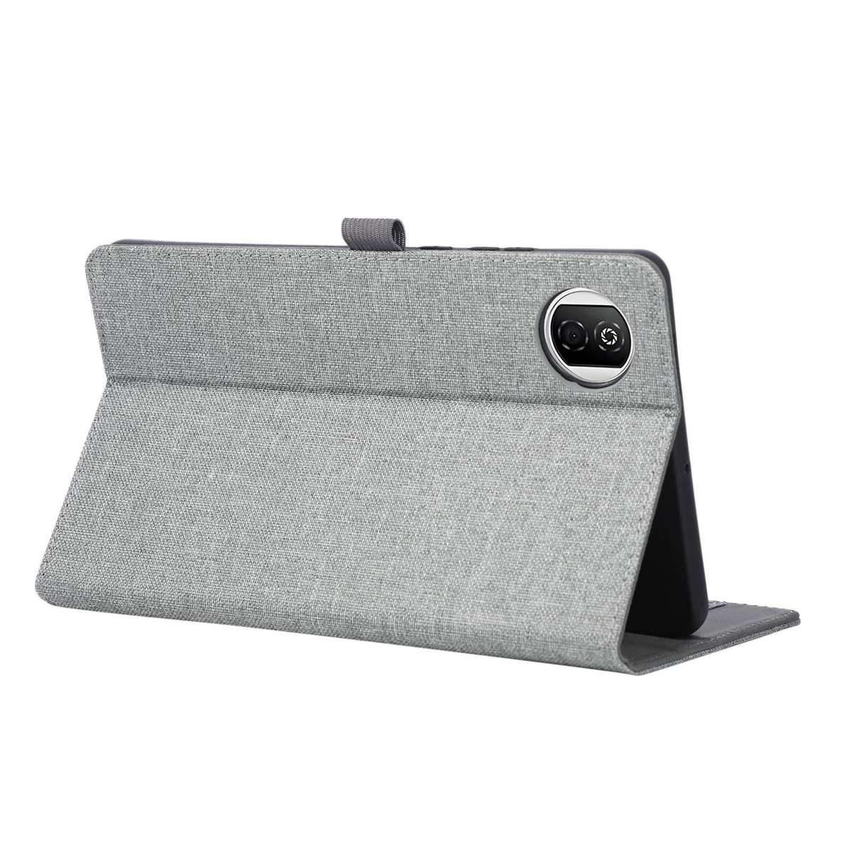 For Honor Pad X7 8.7 Fabric Texture Horizontal Flip Leather Tablet Case(Gray)