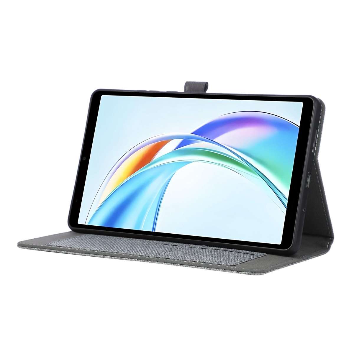 For Honor Pad X7 8.7 Fabric Texture Horizontal Flip Leather Tablet Case(Gray)