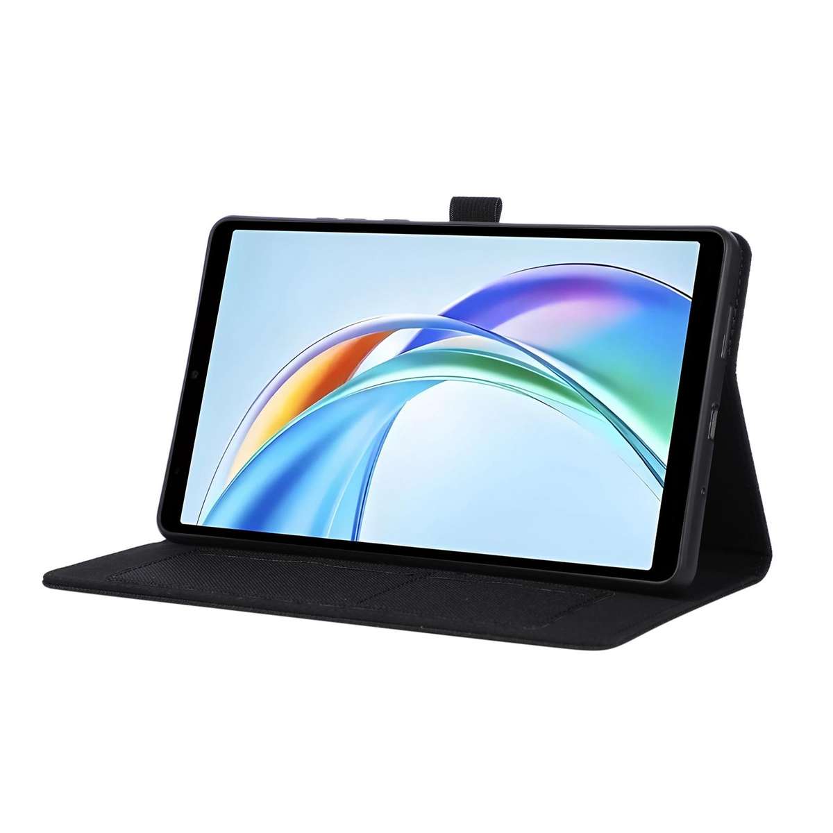 For Honor Pad X7 8.7 Fabric Texture Horizontal Flip Leather Tablet Case(Black)