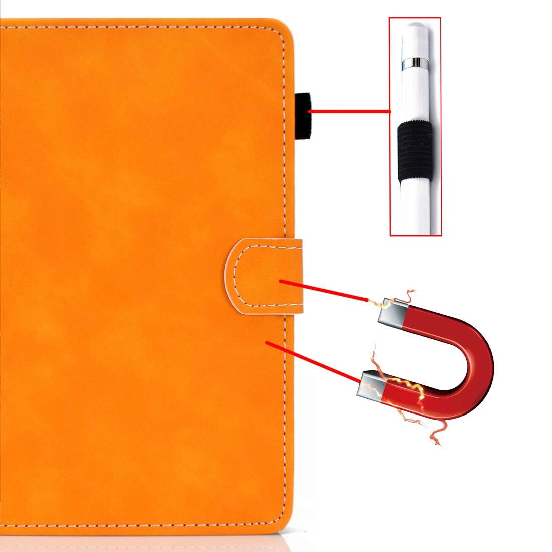 For 7 inch Tablet PC Universal Cowhide Texture Horizontal Flip Leather Case with Holde ... (Khaki)