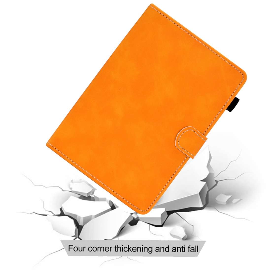 For 7 inch Tablet PC Universal Cowhide Texture Horizontal Flip Leather Case with Holde ... (Khaki)