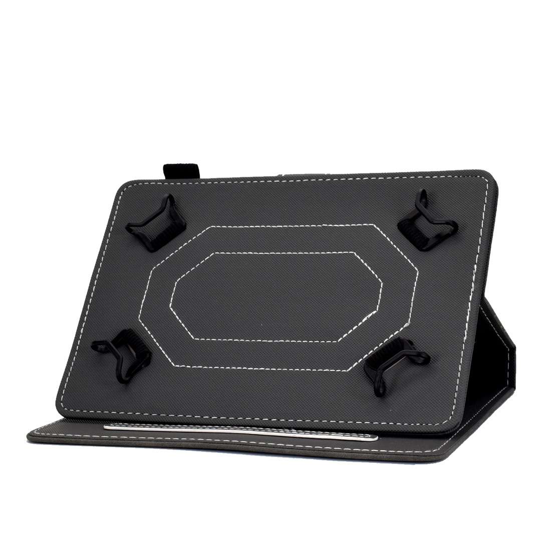 For 7 inch Tablet PC Universal Cowhide Texture Horizontal Flip Leather Case with Holder ... (Grey)