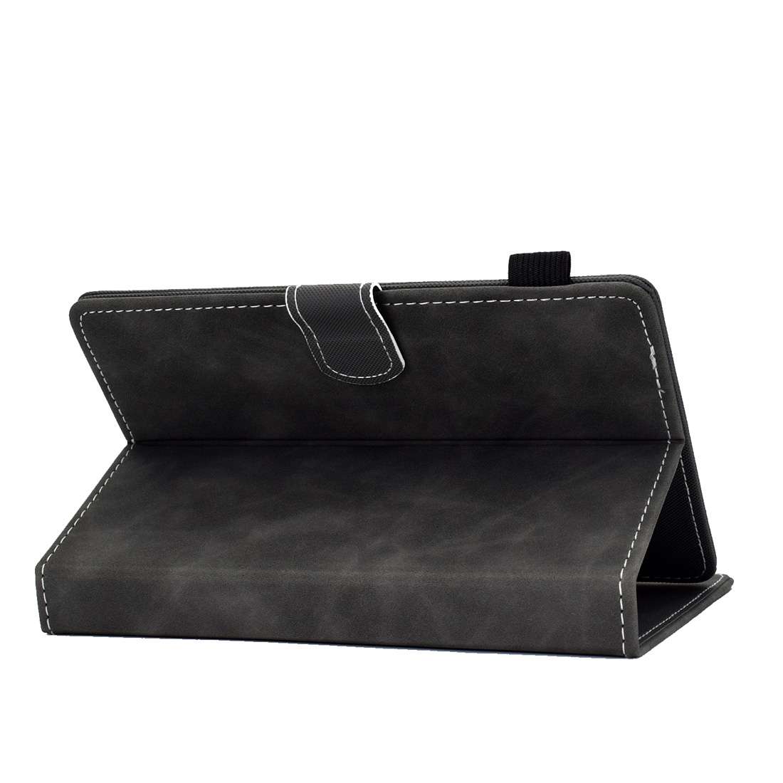 For 7 inch Tablet PC Universal Cowhide Texture Horizontal Flip Leather Case with Holder ... (Grey)