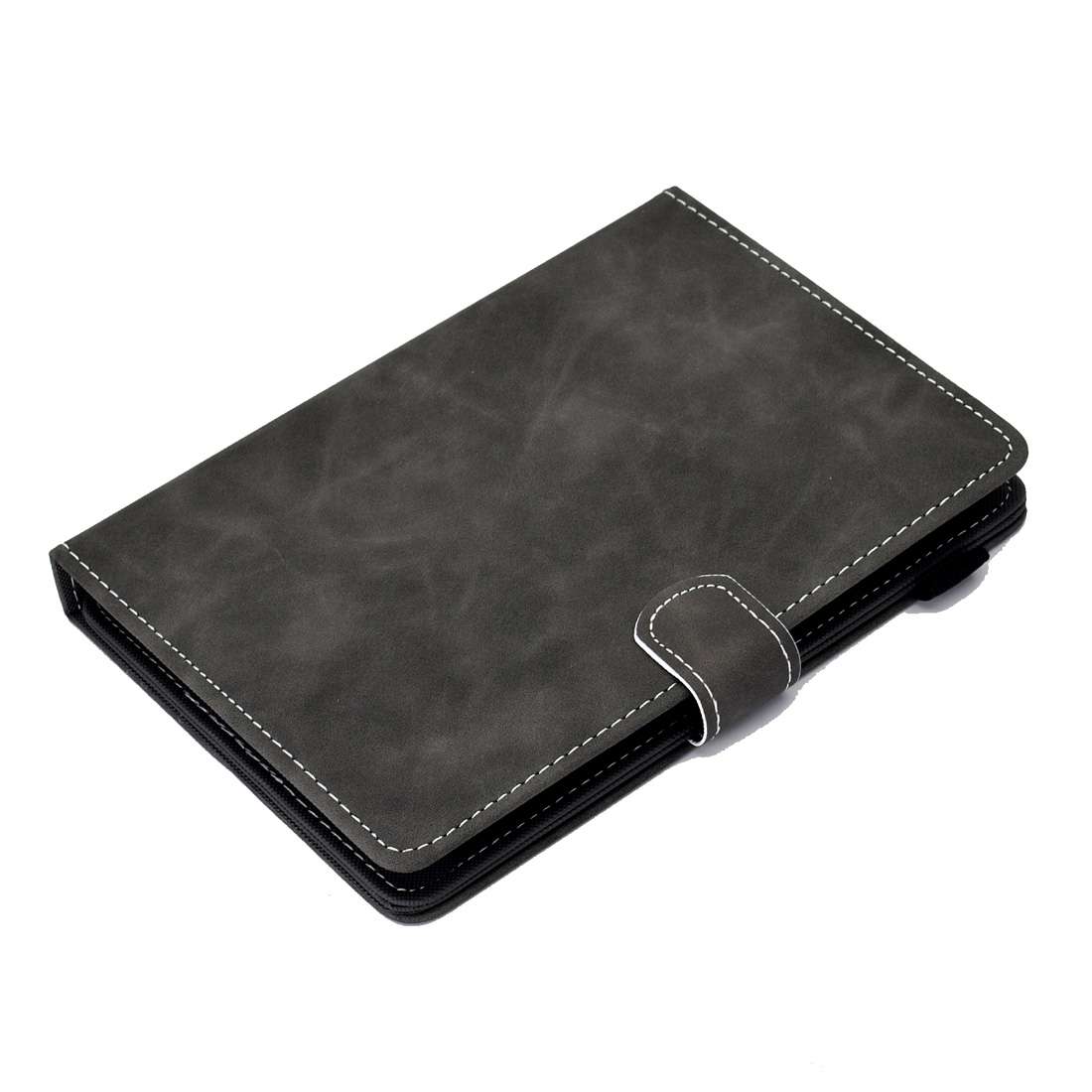 For 7 inch Tablet PC Universal Cowhide Texture Horizontal Flip Leather Case with Holder ... (Grey)