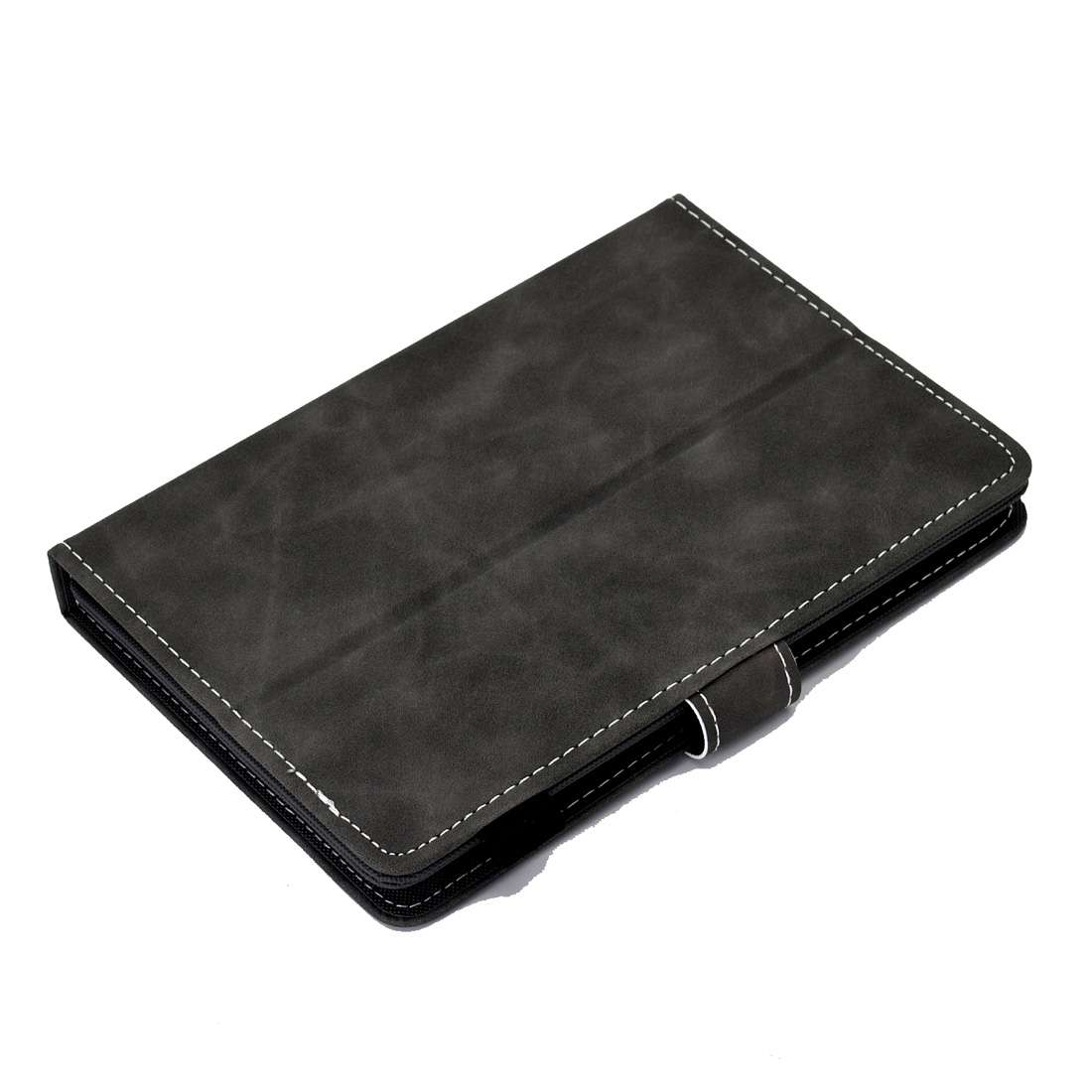For 7 inch Tablet PC Universal Cowhide Texture Horizontal Flip Leather Case with Holder ... (Grey)